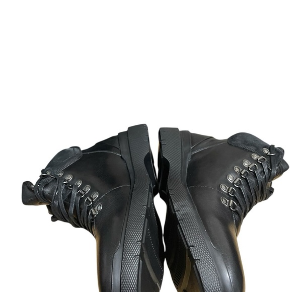 Thomas & Vine Sherman Leather Water Resistant Black Comfort Foam Boots sz 10 - Picture 11 of 12
